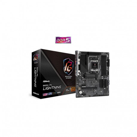 ASROCK emaplaat AMD B650 AM5 ATX DDR5 4x mälupesa 1x PCI-Express 4.0 x16 2x PCI-Express 4.0 x1 3x M.