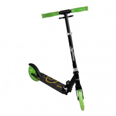 Akcija! MUUWMI Aluminium Scooter Glow skrejritenis 200 mm  zaļš AU 621