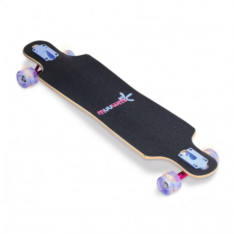 Muuwmi Longboard Compact Skateboard skrituļdēlis  ABEC 7  ar gaismiņām AU 560