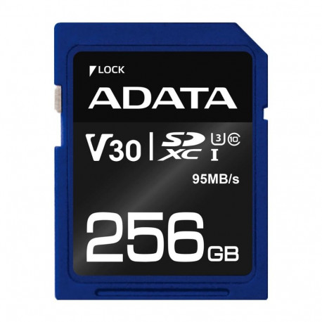 ADATA SDXC mälukaart Premier Pro UHS-I U3 Class 10 256GB (R95/W60) jaepakend
