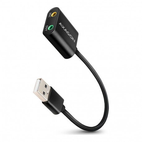 AXAGON stereoheli miniadapter ADA-12 USB 2.0 kaabli pikkus 15cm