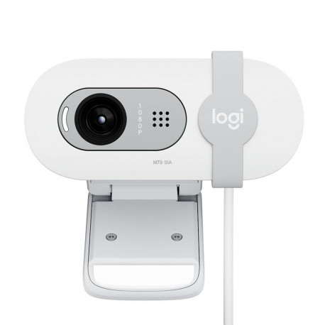 LOGITECH Brio 100 Full HD Webcam - OFF-WHITE - USB