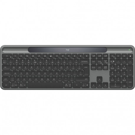 LOGITECH Slim Solar+ - GRAPHITE - US INT'L - 2.4GHZ/BT -  INTNL-973 - UNIV B2C