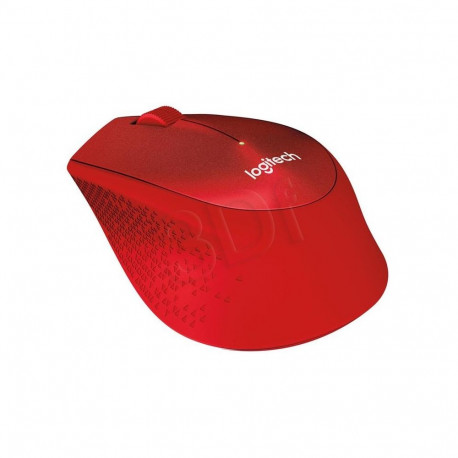 Logitech hiir M330 M-R0051 silent plus 2.4GHZ, punane
