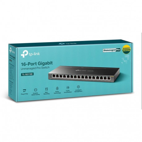 TP-Link võrgulüliti SG116E 16xGbE