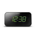 PHILIPS radio pulkstenis  melns TAR3306/12
