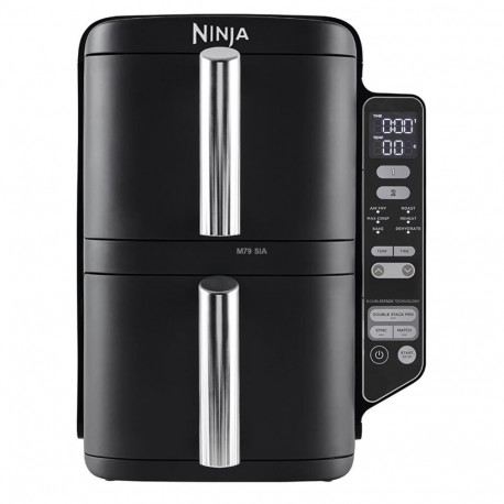 Ninja SL300EU fryer Double 7.6 L Stand-alone 2470 W Low fat fryer Black