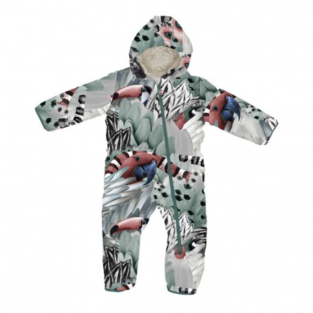 Lodger kombinesoon Skier BotAnimal SK 595_6-12 6-12 kuud 74, papagoi