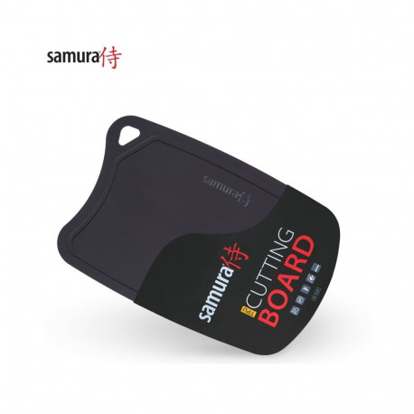 Samura lõikelaud SF-02GR termoplastist antibakteriaalse kattega 394x253x3mm, must