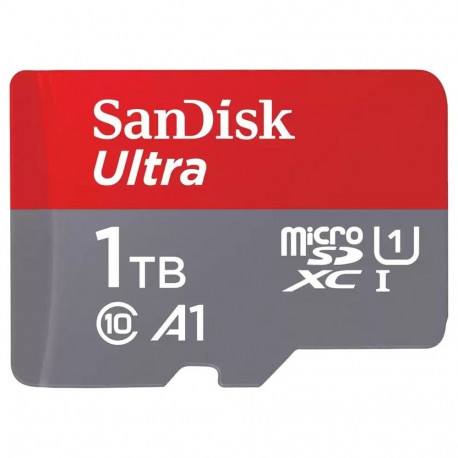 SanDisk Ultra 1 TB microSDXC  memory card (UHS-I U1  Class 10  A1) + adapter