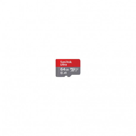 SanDisk Ultra microSDXC 64GB + SD Adapter 140MB/s  A1 Class 10 UHS-I - 2-pack  EAN: 619659200602