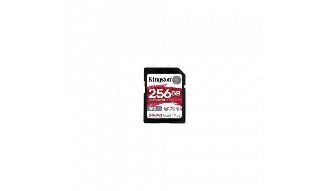 KINGSTON mälukaart Canvas React Plus SDXC 256GB