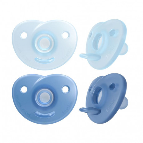 Philips Avent lutt Soothie silikoonkaitsega 0-6M 2 gab.