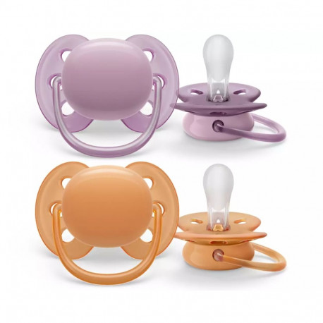 Philips Avent māneklītis Ultra soft Neutral  6-18M (2 gab)  meitenēm SCF091/33