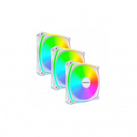 Montech korpusventilaator 120MM/RX120 PRO 3-ühes, valge
