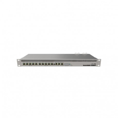 Mikrotik Wired Ethernet Router RB1100x4  1U Rackmount  Quad core 1.4GHz CPU  1 GB RAM  128 MB  13xGi