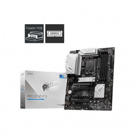 MSI emaplaat Intel B760 Express LGA1700 DDR5 mälupesad 4x PCI-Express 5.0 16x 2x M.2 1x HDMI 1x Disp