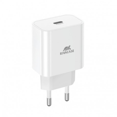 RIVACASE mobiililaadija PS4101 W00 seinale, valge