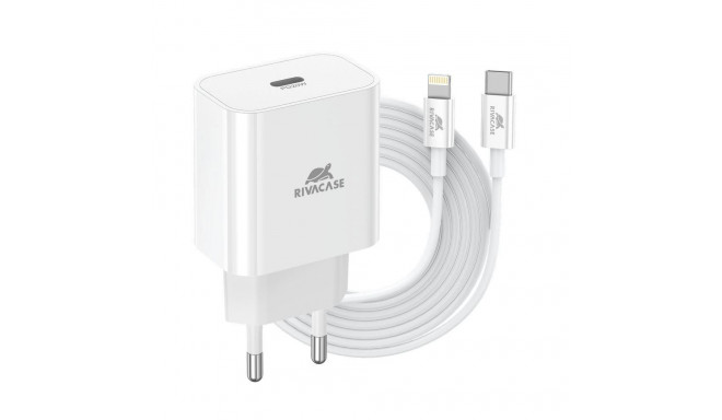 RIVACASE mobiiltelefoni seinalaadija PS4101 WD5, valge