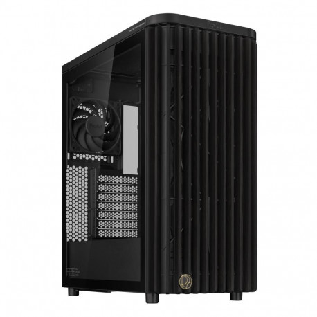 ASUS miditornikorpus ProArt PA401 Wood Edition ATX karastatud klaaspaneeliga, must