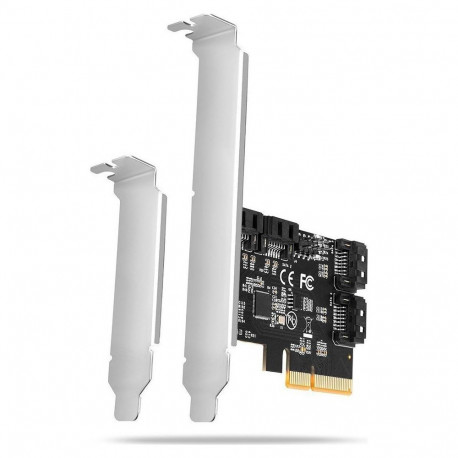 AXAGON PCES-SA4X4 PCIe Controller - 4x SATA 6G intern + Low Profile Blende