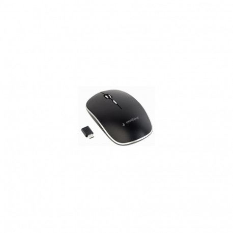 Gembird Silent Wireless Optical Type-C Mouse Black