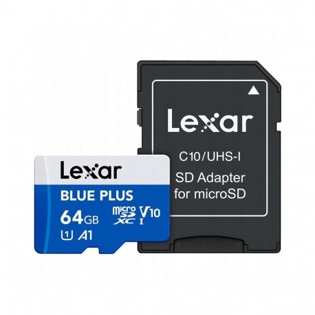 Lexar microSDXC mälukaart LMSBLPL064G-BNANG 64GB UHS-I/W/A