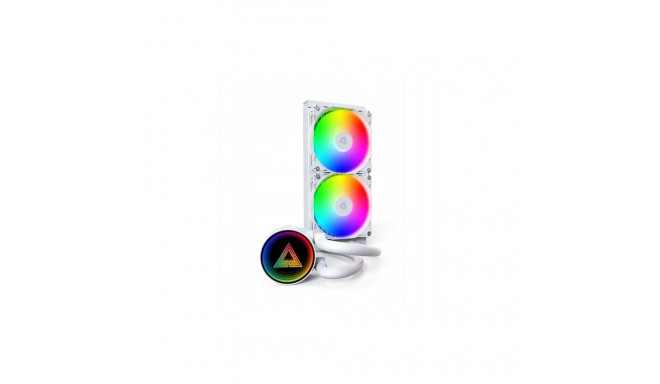Montech protsessori jahuti LIGHTFLOW 240 ARGB mitme sokliga, valge