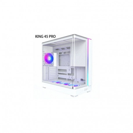 Montech PC korpus KING45PRO(W) miditorn micro ATX/Mini-ITX, valge