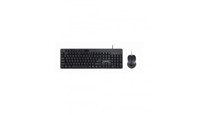 Gembird KBS-UM-04 Multimedia desktop set  black  US-Layout