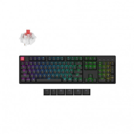Keychron juhtmevaba klaviatuur K10 K10X-H1 RGB, must