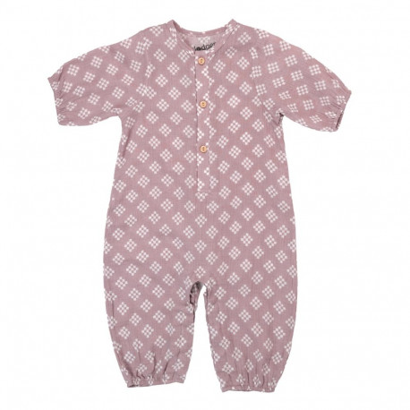 (V) Izpārdošanas cena! Lodger Jumper Tribe Muslin mazuļu rāpulis bez pēdiņām  Rose  74 cm JP 107_74