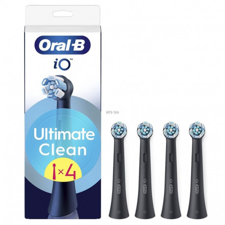Braun Oral-B harjapead UltimateClean 4tk elektrilistele hambaharjadele, must