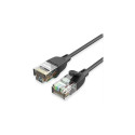 PATCH CABLE CAT.6A UTP/5M BLACK IBIBJ VENTION