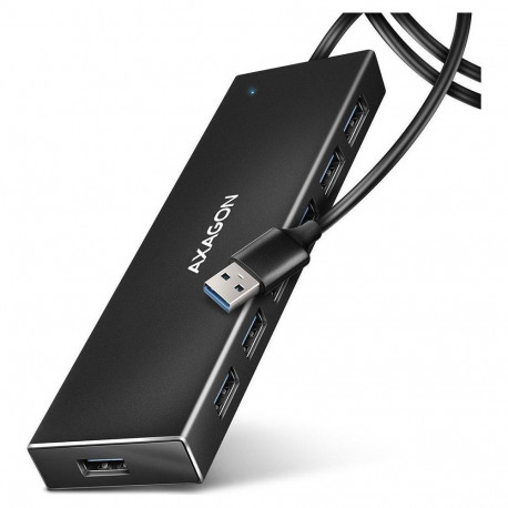 AXAGON usb-jaotur HUE-F7A USB 3.2 Gen 1 7-pordiline alumiiniumist