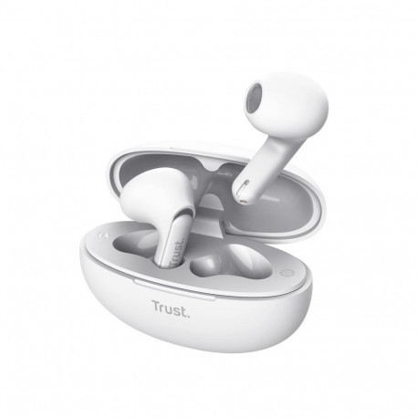 TRUST HEADSET EARPHONES YAVI BT ENC/WHITE (25173)