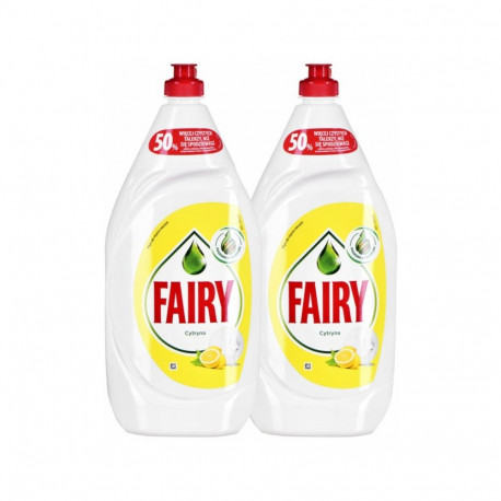 FAIRY Lemon trauku mazgasanas lidzeklis  komplekts  2x1350ml