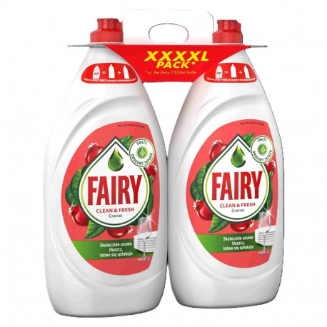FAIRY nõudepesuvahend granaatõunane komplekt 2x1350ml