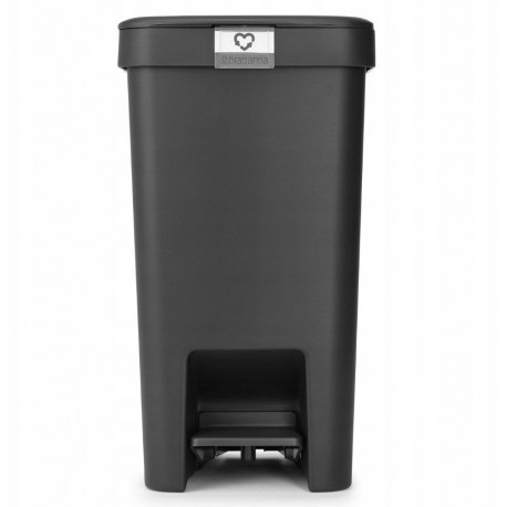 Brabantia prügikast StepUp pedaaliga 16l 800306, tumehall
