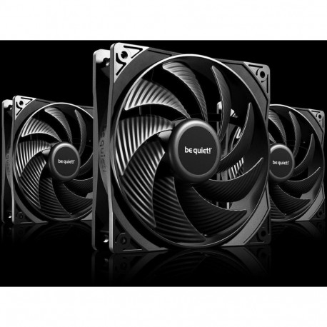 be quiet! Pure Wings 3 Lufter  PWM  High-Speed - schwarz  120mm  3er-Pack
