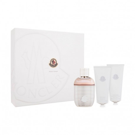 Moncler Pour Femme Eau de Parfum (100ml) (EDP 100 ml + Shower Gel 100 ml + Body Cream 100 ml)