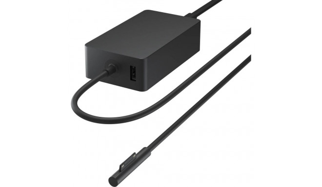 Sülearvuti laadija Microsoft Surface 65W, must