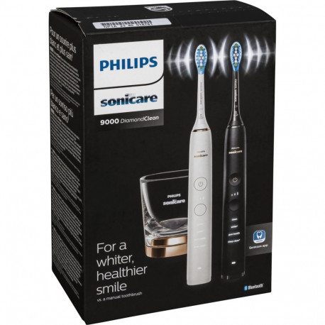 Sonicare DiamondClean Serie 9000 – Duo , Elektrische Zahnbürste (mehrfarbig, inkl. 2. Handstück (Sch