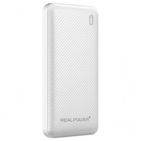 REALPOWER PB-10000 SSB 10.000mAh valge tahkisaku