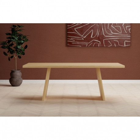 Söögilaud LOGGA 210x100 cm, looduslik