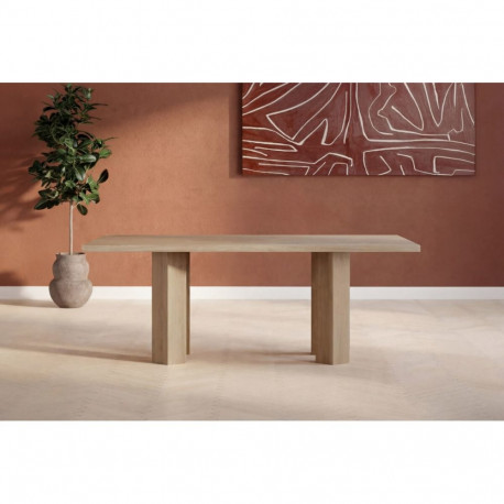 Söögilaud LILLEHAMMER 200x90 cm, looduslik