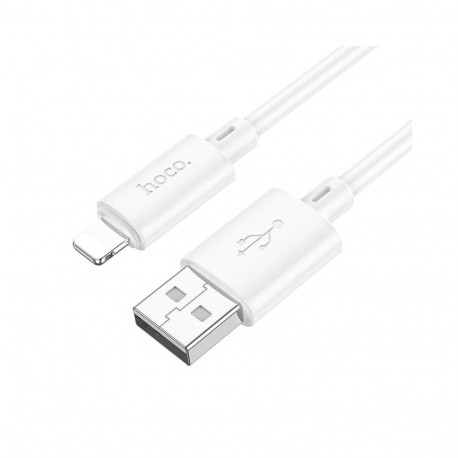 Cable USB A to Lightning Hoco 2,4A 2 m X88 white