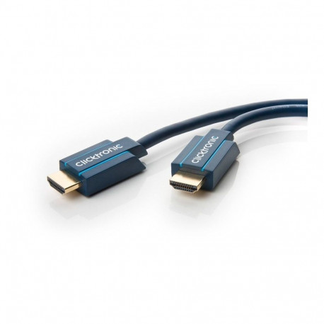ClickTronic Ultra High Speed HDMI cable, resolution 8K@60Hz, gold plated, 1m