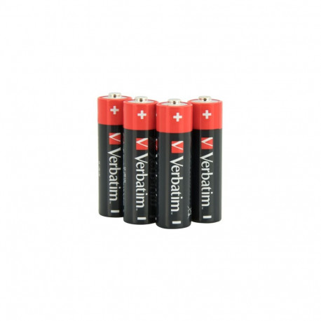 Verbatim 49501 Alkaline Batteries AA LR6 (4 pcs/Pack)