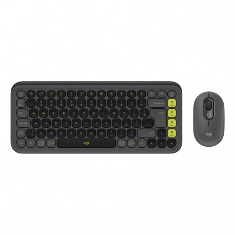 KEYBOARD +MOUSE COMBO POP ICON/GR/GREEN 920-013140 LOGITECH